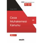 Ceza Muhakemesi Kanunu (Cep Kitabı) Seçkin Yayıncılık (Yayına Hazırlayan) 58. Baskı, Ocak 2026
