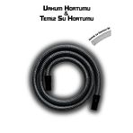 CF CLEANFAST Koltuk Yıkama Makinelerine Uyumlu Cleanfast Vakum Hortumu Çelik Telli