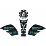 Cf Moto 250 Nk 2018 - 2023 Uyumlu Tank Pad Set Turkuaz