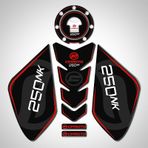 Cf Moto 250 Nk Siyah Kırmızı Full Tank Pad Set