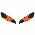 Cf Moto 250 Sr Far Stickeri Turuncu X