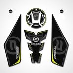 Cf Moto 250 Sr Tank Pad Set Siyah-Neon Sarı