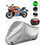 Cf Moto 250SR Arka Çanta Uyumlu Motosiklet Brandası Premium (Kilit Uyumlu)-Gri