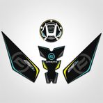 Cf moto 250sr Tank Pad Set Mavi Neon Sarı 250 SR