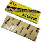 Cf Moto Motosiklet Zincir 520 x 128 Bakla Oringli Gold Did - Renk