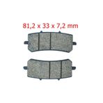 Cf Moto Nk 150-250 Ön Fren Disk Balatası (Abs) 7CFNK250-275