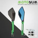 Cf Moto Nk 250 Modifiye Ayna-Yeşil Renk-A23025