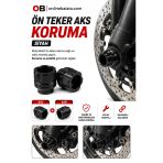 Cf Moto Nk 250 Ön Teker Aks Koruma Siyah 639S31