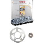Cf Moto Nk 250 Uyumlu Zincir Dişli Set 40T -14T Orinkli Zincir - Açık Gri