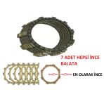 Cf Moto Nk 250,250 Sr Debriyaj Balata Seti 7 Li Hepsi İnce 2016-2022 Kevlar Isıya Dayanıklı Supermoto
