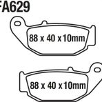 Cf Moto Sr250-450 Nk 250 Arka Fren Disk Balatası Ask (Abs) Fa629