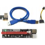 Cfd Riser Kart VER009S USB 3.0 Pcie X1 To X16
