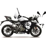 Cfmoto 250sr Beyaz Joker Model Parçalı Motosıklet Kaplama Stıcker Etıket Modelı