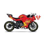 Cfmoto 250sr Mcqueen Kırmızı Sticker Parçalı Motosiklet Kaplama Etiket Modeli
