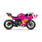 Cfmoto 250sr Mcqueen Pembe Sticker Parçalı Motosiklet Kaplama Etiket Modeli