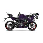 Cfmoto 250sr Mor Joker Venom Sticker Parçalı Motosiklet Kaplama Etiket Modeli