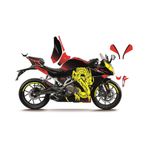 Cfmoto 250sr Sarı Kırmızı Dragon Model Parçalı Motosıklet Kaplama Stıcker Etıket Modelı