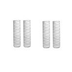 CFS American Plumber W30W Karşılaştırılabilir Tüm Ev Sediment Filtre Kartuşu ile Uyumlu (4'lü Paket)