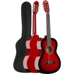 CG-36RD Kaliteli 36 Inç 3/4 Juniur Çocuk Gitarı 8-12 Yaş Arası (Çanta Askı Capo Nota Sticker