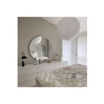 Cg Home 100Cm Yuvarlak Ayna Dekoratif Ayna, Rodajlı Kaliteli Ayna ,Gerçek Konsol, Hol, Deresuar Aynası.