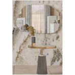 Cg Home Asimetrik Ayna, Dekoratif Ayna, 85X55 Konsol Aynası, Dresuar Aynası, Tuvalet Aynası.
