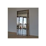 CG HOME Baklava Desenli Bronz Bizoteli Salon Ofis Konsol Aynası Bronz Ayna 120cm X 60cm