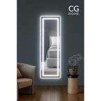 CG HOME Biga Ledli Ayna, Dekoratif Ayna, Led Ayna, Salon Aynası, Konsol Aynası 144x36 cm