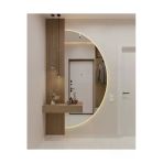 CG HOME Ledli Ayna, Yarımay Ayna, Dekoratif Ayna, Duvar Aynası, Konsol Aynası, Holl Aynası, Günışığı Led
