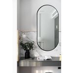 Cg Home Model Alfa Dekoratif Ayna Duvar Aynası Konsol Aynası Boy Aynası Mdf 120Cm X 50 Cm Elips Ayna