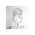 CG HOME Model Alfa Elips Dekoratif Ayna Duvar Aynası Konsol Aynası Mdf 90cm X 50 Cm Elips Ayna