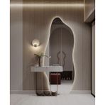 Cg Home Natura Boy Aynası Ledli, Asimetrik Ayna, Boy Aynası, Ledli Ayna, Duvar Aynası, Günışığı LED - 200X100