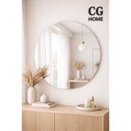 CG HOME Yuvarlak Ayna Dekoratif Ayna Konsol Aynası Duvar Aynası Banyo Antre Salon Aynası