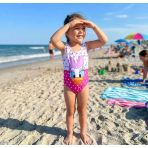 Cg Kids Daisy Duck Karakterli Kız Çocuk Mayo Pembe