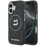 CG MOBILE Karl Lagerfeld IML Choupette Kafaları Logosu, MagSafe iPhone 17 Kılıfı ile Uyumlu (Siyah)