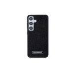 CG Mobile Karl Lagerfeld KLHCS24MHDSPRK Kılıf S24+ S926 Hardcase Siyah Yapay Elmas Metal Logo