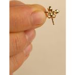 Çgk Çiğdem Gürel Kuyumculuk 14 Ayar 1.5mm Top Altın Küpe
