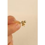 Çgk Çiğdem Gürel Kuyumculuk 14 Ayar 2mm Top Altın Küpe