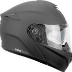 Cgm 568A Ber Mono Çene Açılır Motosiklet Kaskı Siyah / S