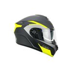 Cgm 568G Ber Dresda Çene Açılır Motosiklet Kaskı Sarı-Gri / M