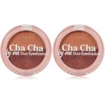 Cha Cha By Eva Duo Eyeshadow - İkili Far Paleti, 103, 2 x 2.3 g 2li paket