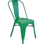 Chairlife Tolix Kolsuz Metal Sandalye-Yeşil