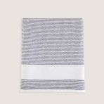 Chakra Albera Bambu Yüz Havlusu 50X90 Cm - 100 x 180 cm - Beyaz - Mavi