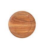 Chakra Alessandra Natural 25 cm Dekoratif Tabak