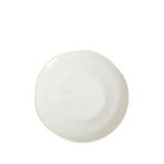 Chakra Amorf Porselen Servis Tabağı 27 Cm - Beyaz