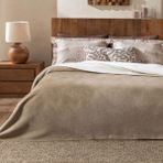 Chakra Aventura Battaniye Tek Kişilik 160X220 cm Bej - 100 x 180 cm