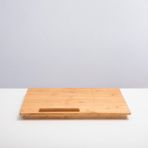 Chakra Bambu Katlanır Laptop Sehpası 55,4X35,2X25 cm Natural - 1