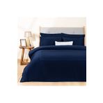 Chakra Bambu Nevresim Takımı Double Marin Mavi