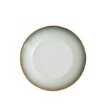 Chakra Breab Kahve Kenarlı Stonware Porselen Tatlı Tabağı 21 Cm