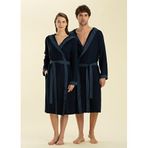 Chakra Carra Marin Unisex Bornoz - Mavi