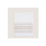 Chakra Derin Banyo Havlusu 100x150 Cm Beyaz/bej